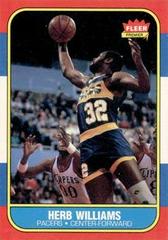 Herb Williams Basketball Cards 1986 Fleer Prices