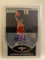 Aaron Brooks [Refractor Autograph] Basketball Cards 2007 Bowman Chrome Prices