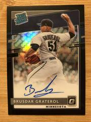 Brusdar Graterol #RRS-BG Baseball Cards 2020 Panini Donruss Optic Rated Rookies Signatures Prices
