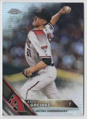 Zack Greinke [Refractor] #HMT13 Baseball Cards 2016 Topps Chrome Update Prices