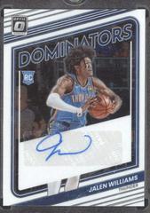 Jalen Williams #RDS-JLW Basketball Cards 2022 Panini Donruss Optic Rookie Dominators Signatures Prices