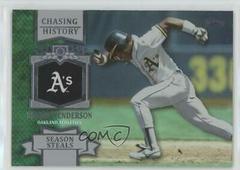 Rickey Henderson #CH-58 Baseball Cards 2013 Topps Chasing History Prices