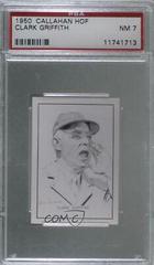 Clark Griffith Baseball Cards 1950 Callahan Hall of Fame Prices