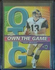 Kurt Warner Football Cards 2002 Topps Chrome Own the Game Prices