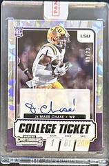 Ja'Marr Chase [Autograph Cracked Ice Ticket] #115 Football Cards 2021 Panini Contenders Draft Picks Prices