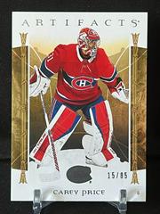 Carey Price [Light Blue Steel] #102 Hockey Cards 2022 Upper Deck Artifacts Prices