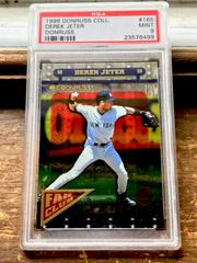 Derek Jeter #165 Baseball Cards 1998 Donruss Collection Prices