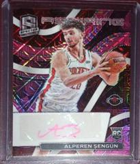 Alperen Sengun [Pink] #AA-ASG Basketball Cards 2021 Panini Spectra Aspiring Autographs Prices