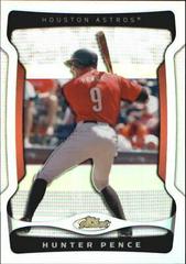 Hunter Pence [Green Refractor] #9 Baseball Cards 2009 Finest Prices