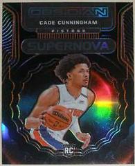 Cade Cunningham [Orange] #4 Basketball Cards 2021 Panini Obsidian Supernova Prices