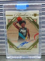 Shaedon Sharpe [Gold] #11 Basketball Cards 2022 Panini Flawless Finishes Auto Prices