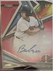 Brooks Lee [Red Lava] #B22-BL Baseball Cards 2022 Bowman's Best of Autographs Prices