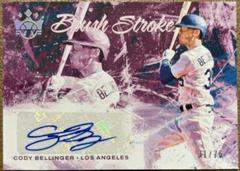 Cody Bellinger [Holo Silver] #BS-CB Baseball Cards 2022 Panini Diamond Kings Brush Strokes Autograph Prices