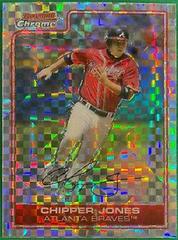 Chipper Jones [Xfractor] #185 Baseball Cards 2006 Bowman Chrome Prices