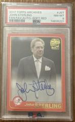 John Sterling [Soft Red] Baseball Cards 2017 Topps Archives Fan Favorites Autographs Prices