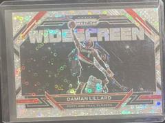 Damian Lillard [Fast Break] #10 Basketball Cards 2022 Panini Prizm Widescreen Prices