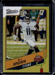 A. J. Brown [Premium Edition Timeless Tributes Gold] #4 Football Cards 2021 Panini Classics Prices