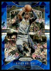 Aaron Holiday [Blue Ice] #115 Basketball Cards 2019 Panini Prizm Prices