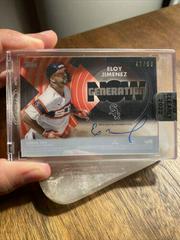 Eloy Jimenez [Red] #GNA-EJ Baseball Cards 2022 Topps Clearly Authentic Generation Now Autographs Prices