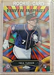 Trea Turner [Red Refractor] #YI-8 Baseball Cards 2016 Topps Chrome Youth Impact Prices