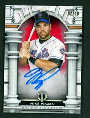 Mike Piazza [Red] #OA-MP Baseball Cards 2023 Topps Tribute Olympus Autographs Prices