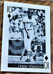 Frank Robinson [10 of Diamonds] Baseball Cards 1969 Globe Imports Playing Cards Prices