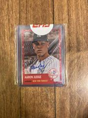 Aaron Judge [Toile Cream Red] #CPA-AJ Baseball Cards 2022 Topps Chrome Platinum Anniversary Autographs Prices