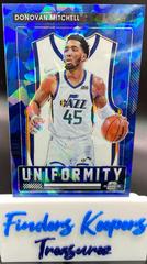 Donovan Mitchell [Blue Ice] #11 Basketball Cards 2021 Panini Contenders Optic Uniformity Prices