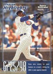 Sammy Sosa #38 Baseball Cards 1999 Sports Illustrated Prices