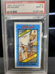 Jim Palmer Baseball Cards 1980 Kellogg's Prices