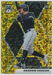 Andrew Vaughn [Quick Pitch Gold Mosaic] Baseball Cards 2021 Panini Mosaic Prices