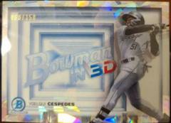 Yoelqui Cespedes [Atomic Refractor] #B3D-8 Baseball Cards 2022 Bowman in 3D Prices