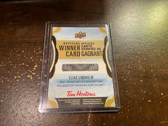 Elias Lindholm Hockey Cards 2023 Upper Deck Tim Hortons NHL Jersey Relics Redemption Prices
