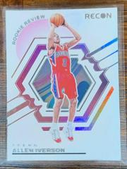Allen Iverson #14 Basketball Cards 2023 Panini Recon Rookie Review Prices