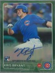 Kris Bryant [Green Refractor] Baseball Cards 2015 Topps Chrome Autograph Rookies Prices