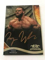 Tyron Woodley [Bronze] Ufc Cards 2018 Topps UFC Knockout Tier One Autographs Prices
