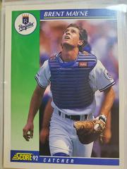 Brent Mayne #84 Baseball Cards 1992 Score Prices