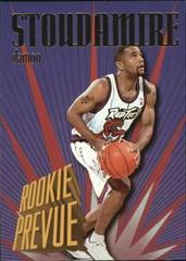 Damon Stoudamire #RR6 Basketball Cards 1995 Skybox Premium Rookie Prevue Prices