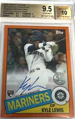 Kyle Lewis [Orange Refractor] Baseball Cards 2020 Topps Chrome 1985 Autographs Prices