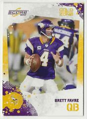 Brett Favre [Gold Zone] Football Cards 2010 Panini Score Prices