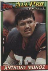 Anthony Munoz #259 Football Cards 1991 Topps Prices