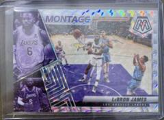 LeBron James [Mosaic] Basketball Cards 2021 Panini Mosaic Montage Prices