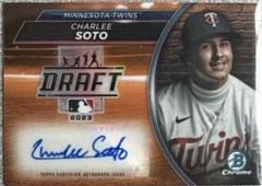 Charlee Soto [Orange] #BDNA-CS Baseball Cards 2023 Bowman Draft Night Autographs Prices