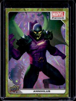 Annihilus [Yellow Rainbow] #77 Marvel 2023 Upper Deck Platinum