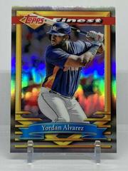 Yordan Alvarez [Refractor] Baseball Cards 2021 Topps Finest Flashbacks Prices
