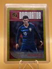 Christian Pulisic [Gold] #D-15 Soccer Cards 2018 Panini Donruss Dominator Prices