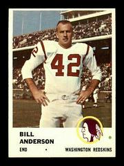 Bill Anderson #111 Football Cards 1961 Fleer Prices