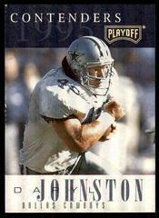 Daryl Johnston Football Cards 1995 Playoff Contenders Prices