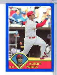 Albert Pujols [Refractor] #35 Baseball Cards 2003 Topps Chrome Prices