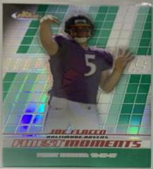 Joe Flacco [Green Refractor] #FM-JF Football Cards 2008 Topps Finest Moments Prices